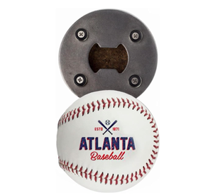 Abridor de Botellas Magnético de Cuero Genuino con Diseño de Béisbol, Novedoso Imán para Refrigerador, Regalo para Aficionados al Deporte, para <span class=keywords><strong>la</strong></span> Cueva del Hombre, Bar o Picnic - Product Image 2