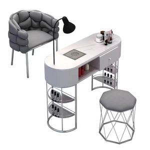 Ensemble bureau et chaise à <span class=keywords><strong>ongles</strong></span> multifonctionnel de style crème aspirateur économique et léger de luxe bureau à <span class=keywords><strong>ongles</strong></span> simples et doubles - Product Image 1