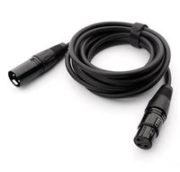 Câble de microphone XLR mâle vers XLR femelle, gaine TPE, cordon audio HIFI pour micro, mixeur, amplificateur, streaming en direct, karaoké, enregistrement