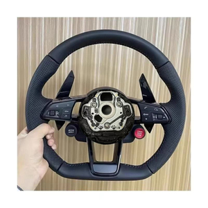 Volante Personalizado de Fibra de Carbono y Cuero para <span class=keywords><strong>Audi</strong></span> R8 A3 A4 A5 A6 A7 A8 S3 S4 S5 S6 S7 S8 Q3 Q5 Q7 Q8 - Product Image 6