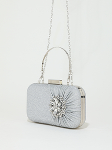 Bell 2025 Luxury Branded Ladies Gold Square Fashion Handbags Wholesale Crossbody <b>Clutch</b> Chain Strap <b>Wedding</b> Party Evening - Product Image 6