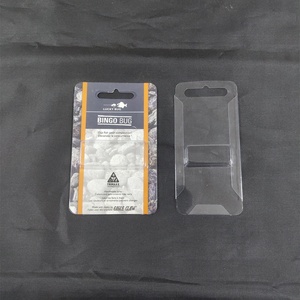 Rõ ràng tùy chỉnh trượt Vỉ đóng gói khay với thẻ chèn - Product Image 1