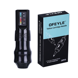 ชุดสักมืออาชีพเครื่องสักไร้สายชุดสมบูรณ์พร้อมขั้วต่อ RCA ชุดเครื่องปากกาแบตเตอรี่ขนาด4.0มม. - Product Image 1