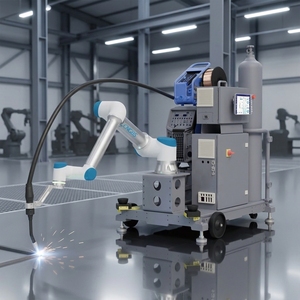 Station de soudage Cobot, charge utile 500 kg, entraînement servo-électrique 6 axes, rotation de la pièce pour une couverture complète - Product Image 3