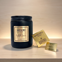 Botol parfum kustom dengan kotak logo label logam dengan perekat dukungan untuk kemasan kosmetik logo pelat logam