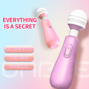 Mainan seks silikon <span class=keywords><strong>Vibrator</strong></span> kecepatan tinggi pijat tongkat <span class=keywords><strong>AV</strong></span> masturbasi wanita 10 frekuensi kedap air g-spot - Product Image 2