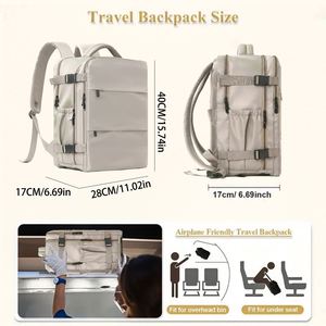 Customized Leisure Multi-pocket Backpack High Quality Large-Open Outdoor Travel Rucksack Dry Wet Separation Backpack <b>Bag</b> - Product Image 3