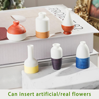 Aimant de réfrigérateur en résine 3D écologique et durable avec logo personnalisé, design mini-vase pour plantes, idéal pour la cuisine et le bureau
