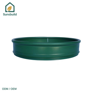 Sunsbuild High Performance PE <b>Plastic</b> Round Top Grass Stone Border Flexible Landscape <b>Edging</b> For Garden Lawn Pathway Yard Use - Product Image 1