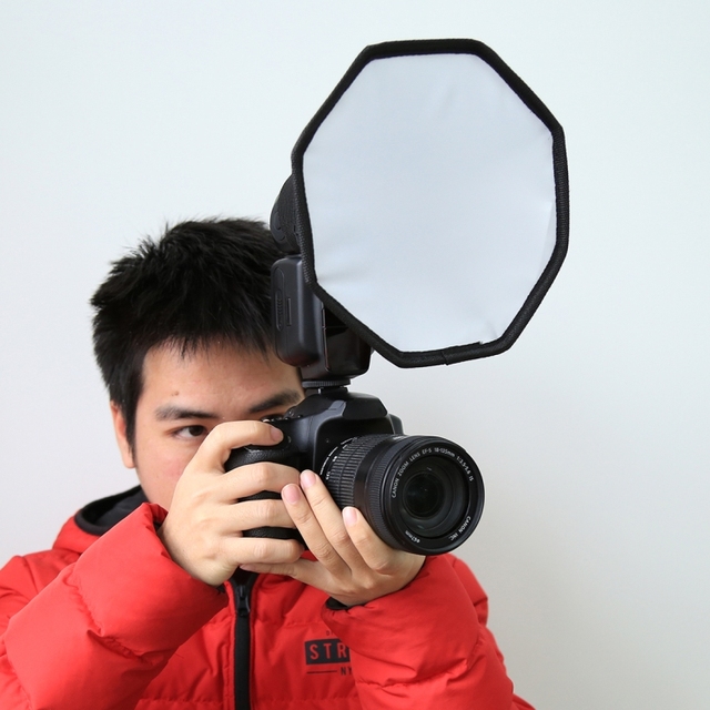 Cheap PULUZ Camera Accessories Mini Fill Light Box Foldable 20cm Portable Octangle Flash Soft Box Reflective Diffuser Softbox