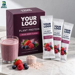 Polvo de Proteína Vegetal en Bolsas de Fondo Plano, Fabricante de Fórmula Personalizada para Marcas de Nutrición - Product Image 1
