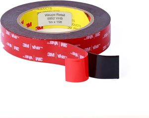 Ruban adhésif VHB 5952 personnalisé de 1,1 mm x 3 m, étanche, 12 mm x 3 m, ruban adhésif double face pour automobile, ruban adhésif double face haute résistance 3M 5952 VHB - Product Image 1