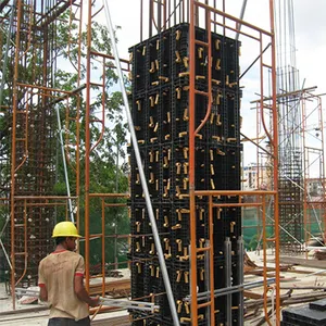 混凝土结构可重复使用的平板模具塑料柱混凝土