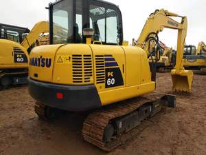 KOMATSU-Pelle de 6 tonnes PC60, mini pelleteuse d'occasion d'origine japonaise, petite boîte de vitesses pour machines de construction, moteur/pompe à roulements - Product Image 3