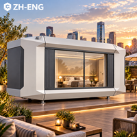 W3 Mini Space Pod Container House pour hôtel, entrepôt, espaces de vie compacts avec design européen