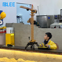BLEE Kit de jeu populaire d'excavatrice-grue télécommandée pour enfants, jeu d'amusement pour centres commerciaux et cafés