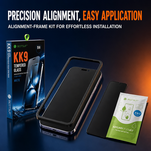 ฟิล์มกระจกกันรอยนิ้วมือเคลือบสาร Oleophobic สำหรับ iPhone 17 18 Pro Max ความแข็ง 9H สัมผัสเรียบเนียน รุ่น Series - Product Image 3