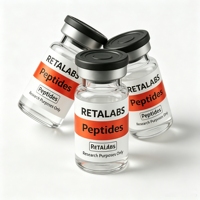50. Autocollant personnalisé pour flacon de peptides de laboratoire, vinyle résistant au froid, flacon en verre de 10 ml, usage de recherche uniquement