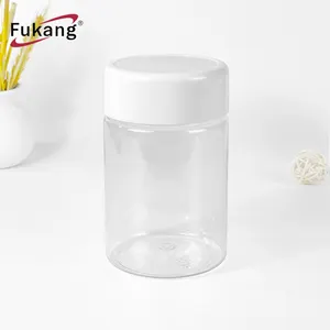Envase de plástico personalizado para botella de vitamina, botella de gomitas para mascotas