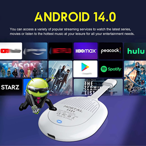 Q2 Ultra H313 TV Stick 8GB+16GB Wi-Fi de doble banda, sistema Android 14, <span class=keywords><strong>IPTV</strong></span> NF integrado y reproductor multimedia de streaming Google OTT - Product Image 5