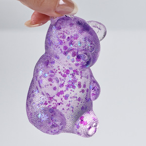 Bear Slow-rebound Squishy Toy Little Shinny Bear Maltose Sugar <b>Squeeze</b> Stress Relief Decompression <b>Ball</b> Toy - Product Image 3