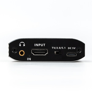 Convertisseur et séparateur audio Hardrock 4K Metal avec prise en charge stéréo pour /3,5 mm vers /SPDIF/Coaxial <span class=keywords><strong>TV</strong></span> 2.1/5.1 - Product Image 4