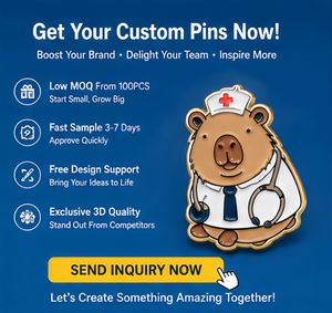 Set de Pins Esmaltados de Memes de Capibara, Insignia Metálica Personalizada con Temática de Enfermera y Doctor, Regalo Promocional <span class=keywords><strong>para</strong></span> Niños y Adultos, Regalo <span class=keywords><strong>para</strong></span> Fans - Product Image 6