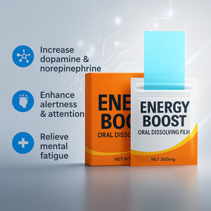 Bandes orales énergisantes à saveur d'orange OEM ODM, compléments alimentaires à base de plantes très vendus pour soutenir les niveaux d'énergie généraux et soulager - Product Image 5