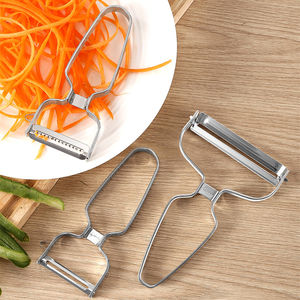 Pelador de Acero Inoxidable Giratorio, Utensilios de Cocina, Multifuncional, para Frutas, Verduras, Julianas, Zanahorias, Patatas - Product Image 2