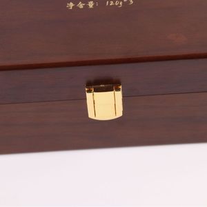 Wooden <b>Box</b> For Commemorative Medals And Coins <b>Lockable</b> Rectangle Matte Imitation Mahogany Wenzhou Craft Gift <b>Storage</b> - Product Image 2