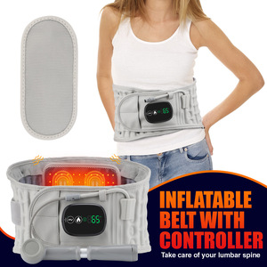 Ceinture de soutien lombaire gonflable avec contrôleur, chauffage électrique, massage, soutien de la taille, taille unique - Product Image 1