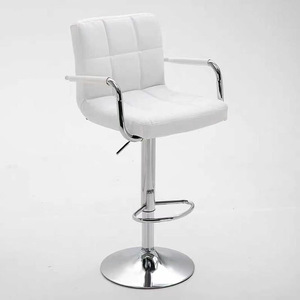 Square Back <strong>Swivel</strong> Modern <strong>Barstools</strong> Adjustable Bar Stools With Footrest