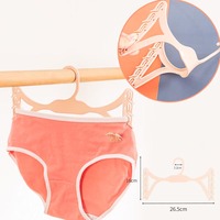 DS2861 Wäschetrockengestell Kleidung Hanger nass und trocken Hanger mit Clip Kunststoffhänger für BH Höschen Unterwäsche