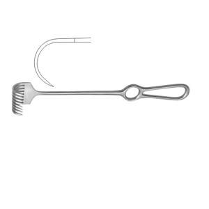 Koerte retractor 8แหลมเหล็ก23.5เซนติเมตรเยอรมันมีคุณภาพ40x30มิลลิเมตรใบมีดทางการแพทย์โรงพยาบาล - Product Image 1