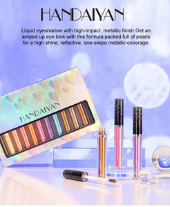 ชุดเครื่องสำอางอายแชโดว์กลิตเตอร์แบบเหลว12สีฉลากตามสั่ง - Product Image 2