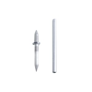 Clavos para Zócalo de Doble Punta, 2.5mm x 26mm, Hierro Galvanizado, Clavos de Acabado con Punta Afilada y Cuerpo Liso para Paneles - Product Image 1