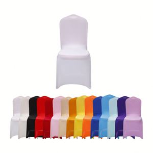 Funda Elástica Blanca para Silla de Boda, Funda Lisa Teñida para Silla de Banquete o Evento, para Silla de Plástico - Product Image 2