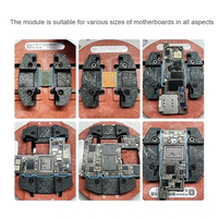 Penjepit Perbaikan Universal YCS-H03 untuk Papan PCB Ponsel, Fixture Bundar untuk Motherboard, Penghilang Lem/Timah CPU IC Chip