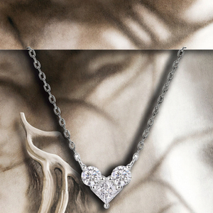 GRA Minimalist 925 Sterling Silver Women's Necklace Moissanite 3 Stone Claw Setting Passes Diamond Tester Fine Jewelry - Product Image 2