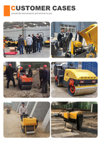 Compacteur à rouleau double tambour 3T Fabricant de rouleau compacteur de sol