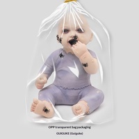 Décoration de scène d'Halloween : Poupée fantôme effrayante, araignée mangeuse de mains, démon bébé chauve assis, Chine