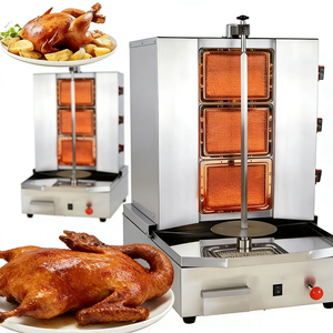 Macchina Automatica Professionale a Gas per <span class=keywords><strong>Kebab</strong></span>/Grill, per Uso Domestico, Negozi di Alimentari, Hotel, Attrezzatura da Cucina per <span class=keywords><strong>Kebab</strong></span> con Motore Potente - Product Image 3