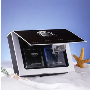 مجموعة عطور رجالية فاخرة بحجم عادي وعطر دائم صديق للبيئة برائحة خشبية حارة منعشة، مجموعة عطور بالجملة للشركات 30 مل - Product Image 2