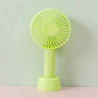 Ventilateur de refroidissement d'urgence portable haute efficacité à 3 vitesses avec batterie rechargeable USB 600 mAh pour la maison, l'hôtel et l'extérieur