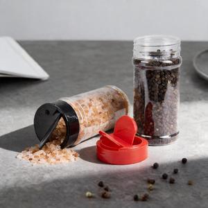Bouteille en plastique PET de 360 ml avec couvercle pour épices, outils de cuisine, assaisonnements, poudre de protéines, sel et poivre - Product Image 3