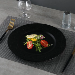 High Quality Customizable Handmade Japanese Style <b>Ceramic</b> Stoneware Steak <b>Plate</b> for Restaurants Hotels Microwave Safe Customized - Product Image 4