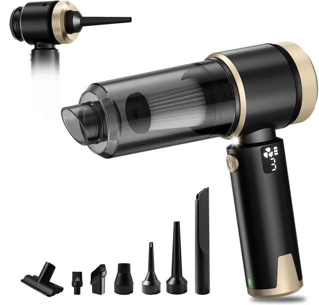 Handheld Vacuum Cleaner Cordless Rechargeable Car Cleaning Tool  Wireless Vacuum