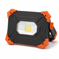 Lampe de travail LED COB magnétique rechargeable 2000LM avec batterie externe USB-C et support pivotant à crochet pour réparation automobile, garage et chantier