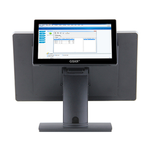 <span class=keywords><strong>Kiosk</strong></span> 18.5 inch màn hình cảm ứng kép POS thiết bị đầu cuối máy Dula hiển thị hệ thống POS Tiền mặt đăng ký với khách hàng màn hình - Product Image 5