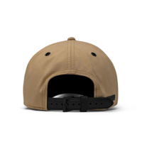 Casquette de baseball sportive à 5 panneaux, personnalisée, structurée, imperméable, avec trous découpés au laser, bord incurvé et logo en PVC caoutchouc
